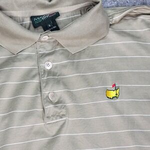 Masters Marbas Italian Golf Concept Masters Polo Shirt Mens‎ Large Striped